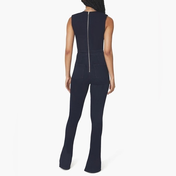 WeWoreWhat Cutout Slit Stretch Denim Jumpsuit - Picture 2 of 16